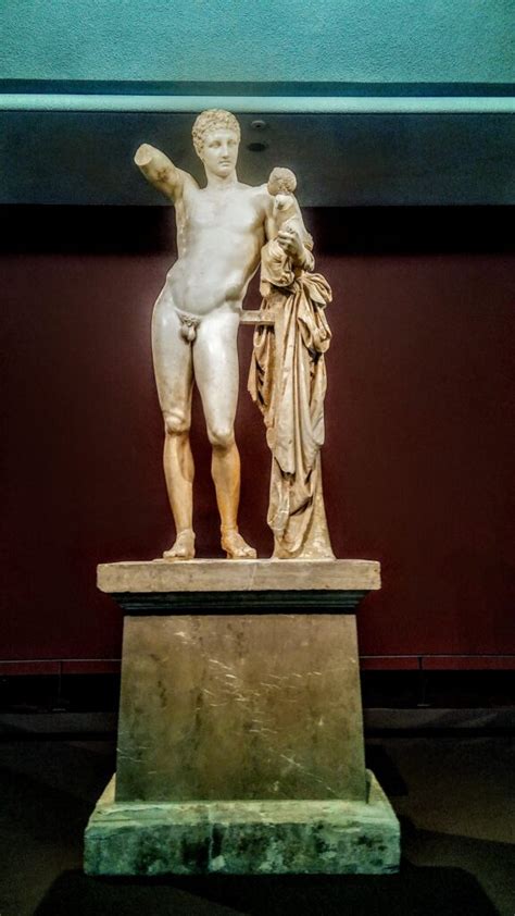 praxiteles hermes|4th century sculpture by praxiteles.